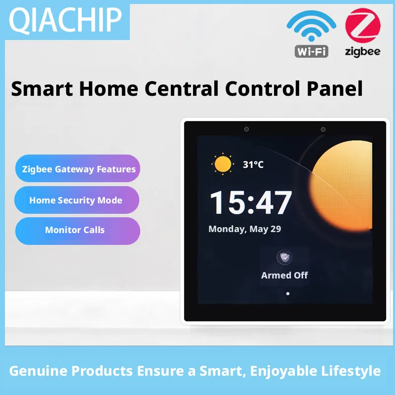 Smart Home Gadgets - スマートホーム86多機能セントラルコントロールスクリーンWiFiスイッチパネルタッチスクリーンホームセキュリティZigbee音声ゲートウェイ