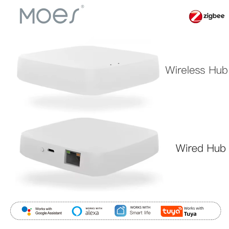 Smart Home Zigbee 3.0 - Moes Tuya ZigBee 3.0 スマートゲートウェイハブ スマートホームブリッジ