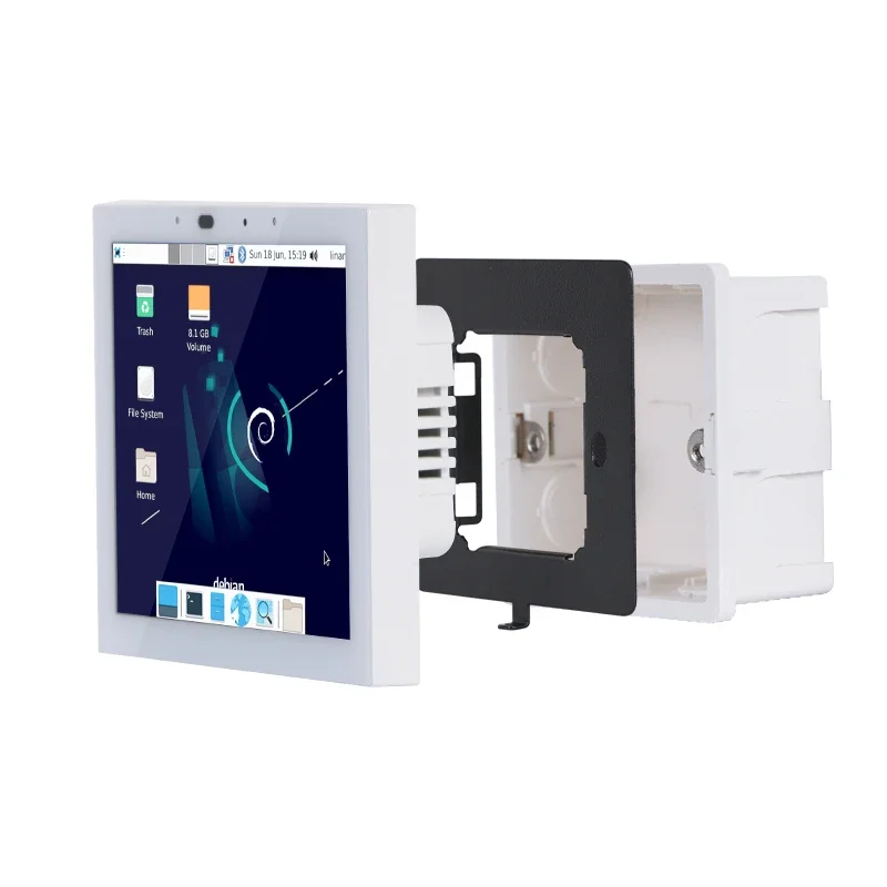 Smart Home Display - 2026年 サンワールド YC-SM41P Linuxタブレット RK3566 中央制御タッチスクリーン