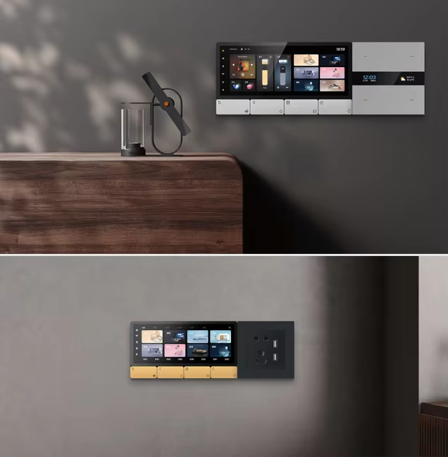 Smart Home Display - F5 Tuya UKタッチスクリーン音楽プレーヤーホストスマートホームウォールアンプセントラルコントロールパネルIPSディスプレイAndroidシステムWiFi