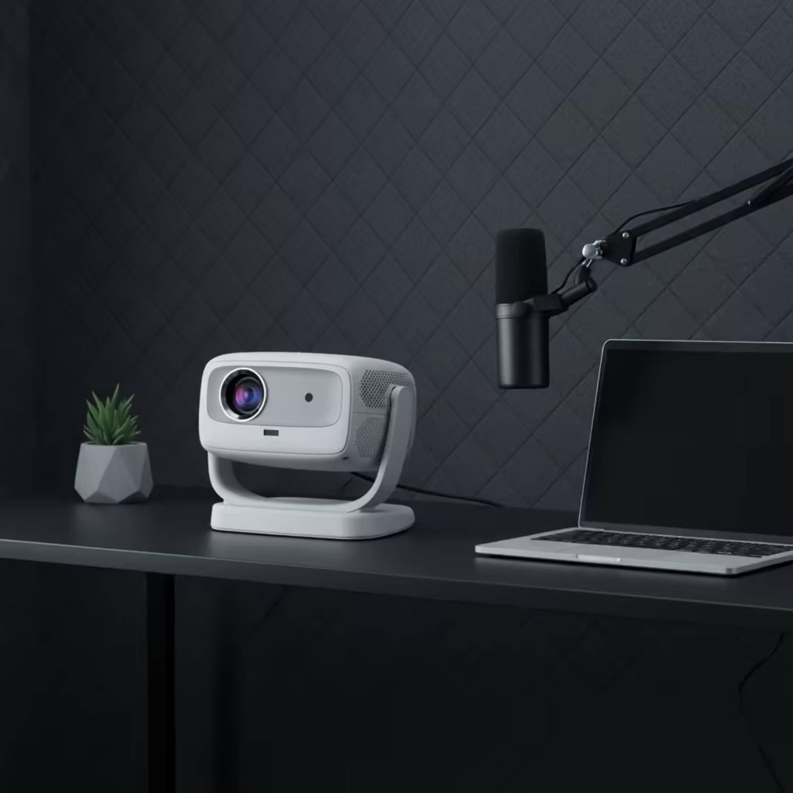 Smart Home Device - スマートホームプロジェクター調整可能ディスプレイデバイス ポータブルモニタースタンド リビングルームエンターテイメント用
