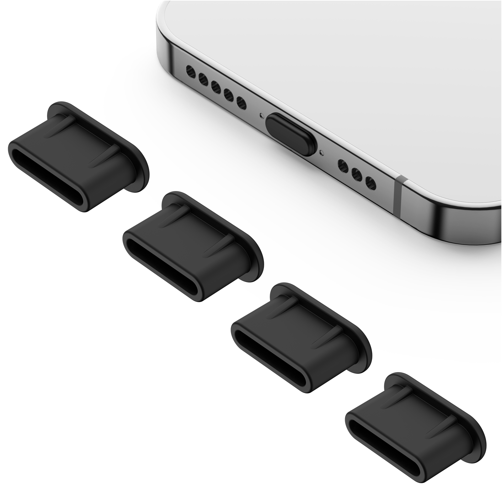 Smart Home Xiaomi Kit - ユニバーサルUSB Cダストプラグ、防塵USB-Cプラグカバー、充電ポートキャップ、サムスン、シャオミ、全タイプCスマートフォン対応