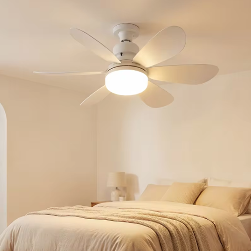 Smart Home Ventilation System - 2026年 ホームE27 LEDシーリングファンライト ワイヤレスリモコン付き 無段階調光 ナイトライト