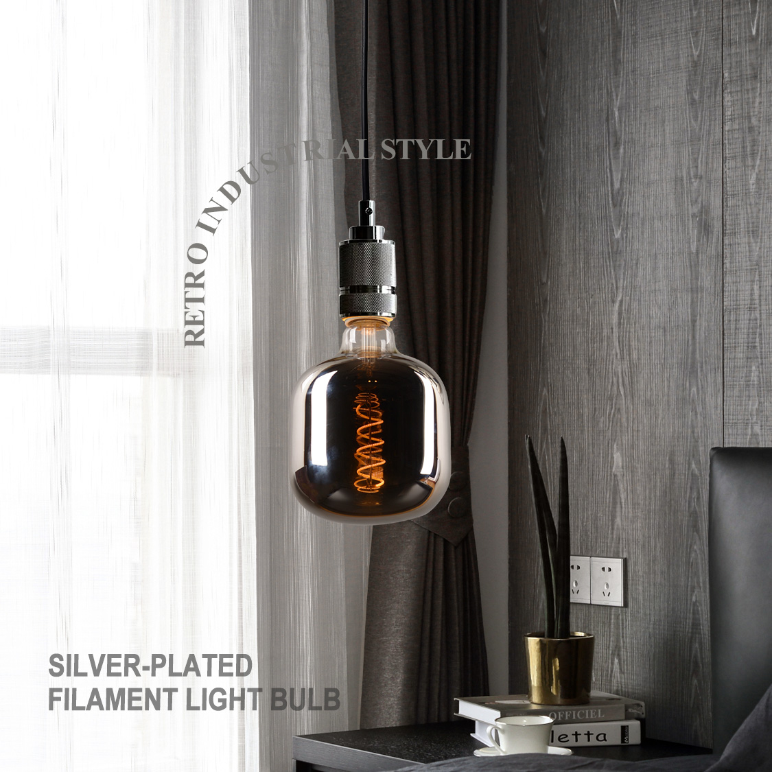 Smart Home Retrofit - E27 5W LEDフィラメント電球 温白色 2700K 省エネ