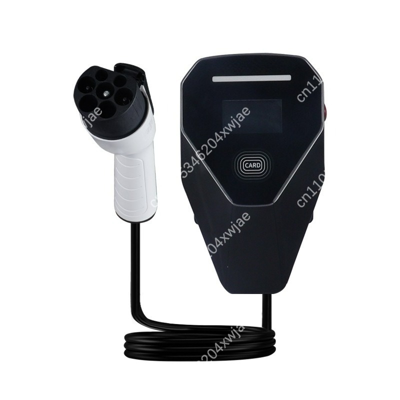 Smart Home Ac - 7KW 32A スマートEV充電器（家庭用）、RFIDカードとQRコードスキャン機能付きAC充電ステーション（商業用インテリジェント低速充電）