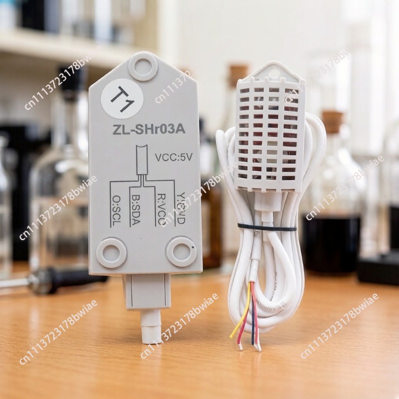 Smart Home Ventilation System - ZL-SHR03Aデジタル温度湿度伝送センサー、スマートホームHVAC換気システム用壁掛けまたはダクト型