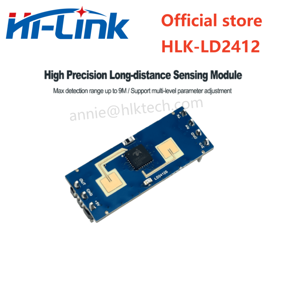 Smart Home Retrofit - Hilink 新 HLK-LD2412 24GHz 人感センシングモジュールセンサーミリ波レーダー広角検出 9