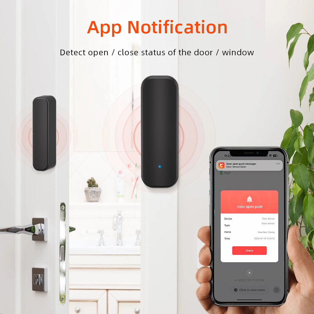 Tuya-zigbeeドアおよびウィンドウセンサー,スマート - Wireless Door Sensor のレビューと価格