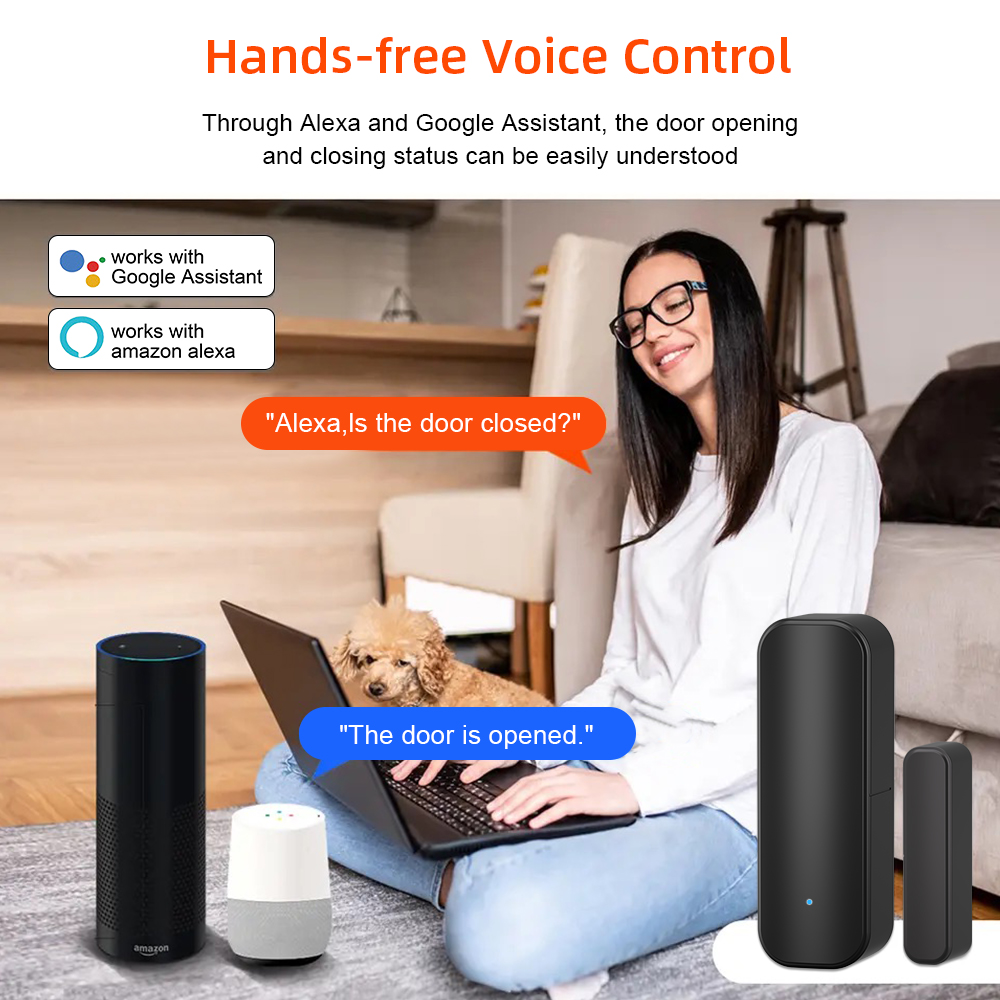 Tuya-zigbeeドアおよびウィンドウセンサー,スマート - Wireless Door Sensor のレビューと価格