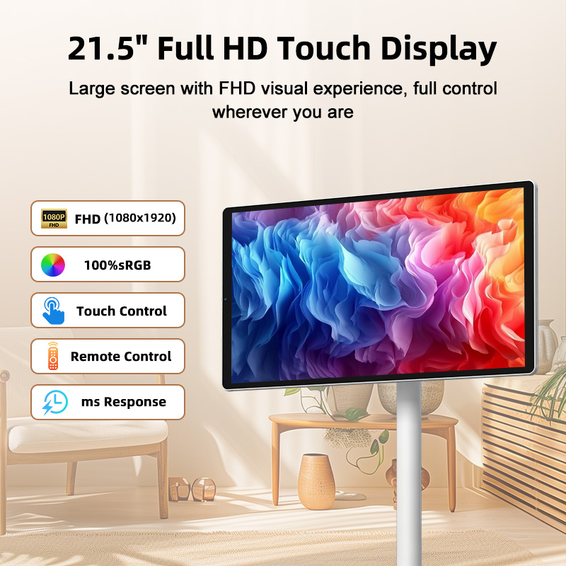 21.5インチ ポータブルスマートテレビ タッチスクリーン  - Smart Home Ac のレビューと価格