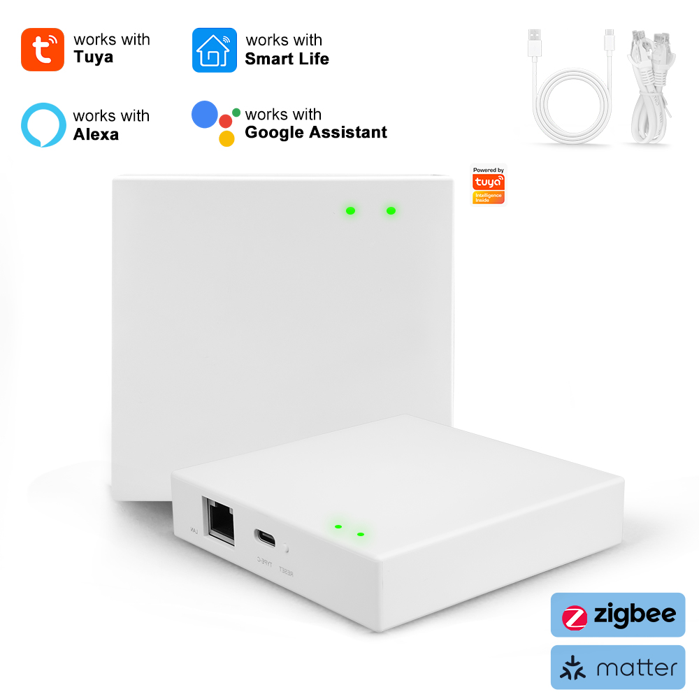 Tuya Zigbee Matter 有線ゲートウェイ スマ - Smart Home Offline System のレビューと価格