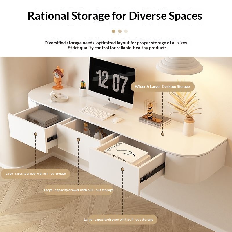 モダンなクリーム色のミニマリスト木製LED壁掛け式フローティ - Smart Home Retrofit のレビューと価格