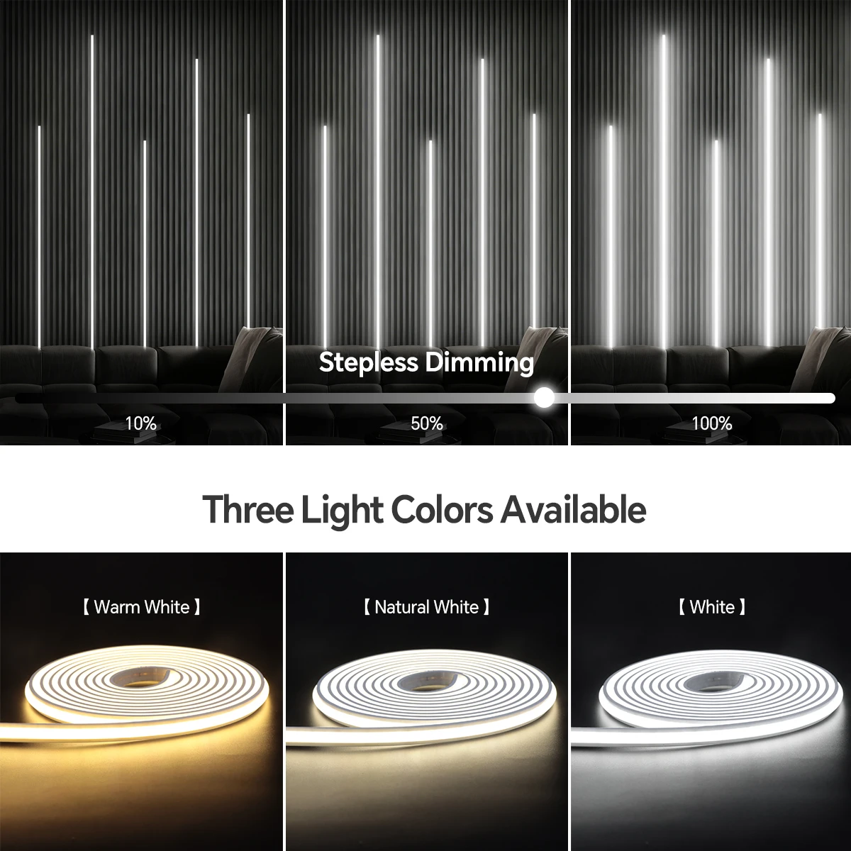 ZigbeeスマートネオンCOB LEDストリップライト 1 - Smart Home Youtube のレビューと価格