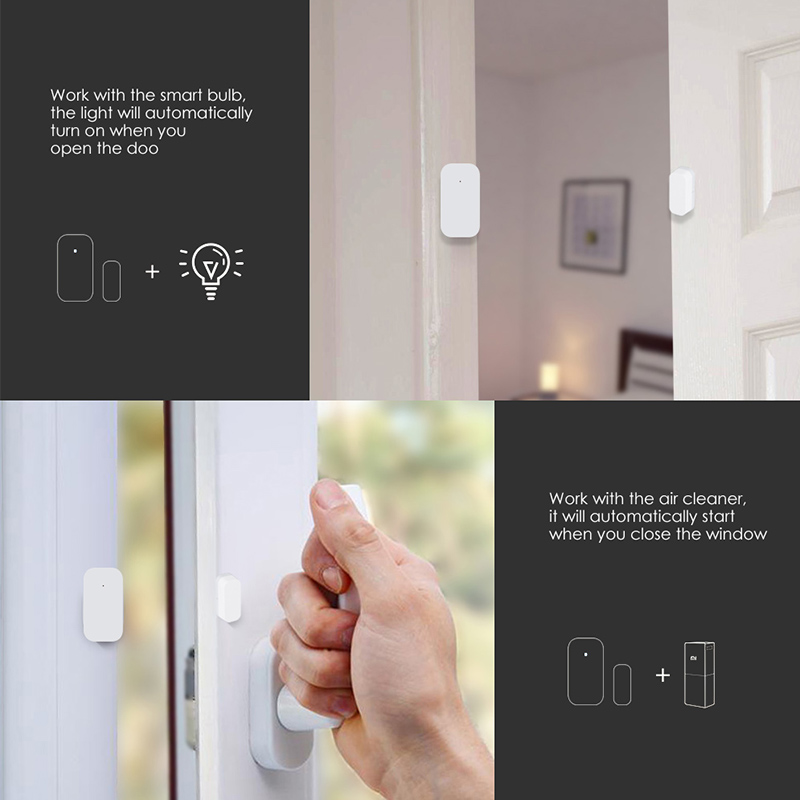オリジナル Aqara MCCGQ11LM ドア窓センサー  - Smart Home Xiaomi App のレビューと価格