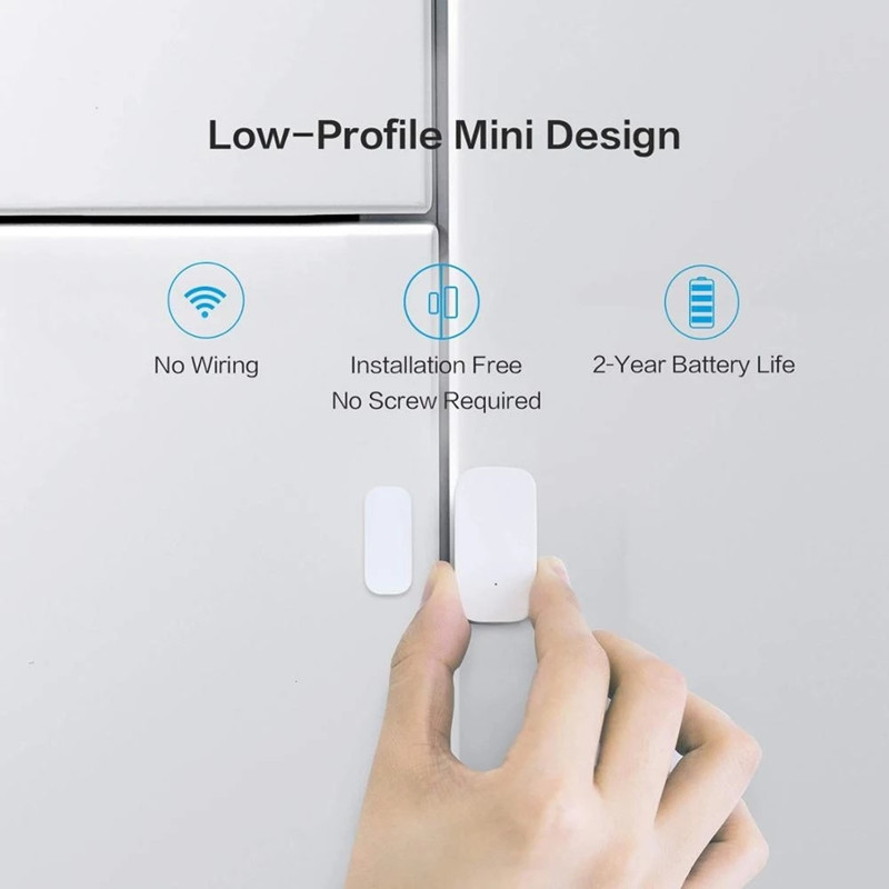 オリジナル Aqara MCCGQ11LM ドア窓センサー  - Smart Home Xiaomi App のレビューと価格