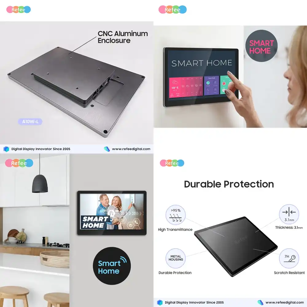 Android WiFiタッチスクリーンスマートホームディス - Smart Home Display のレビューと価格