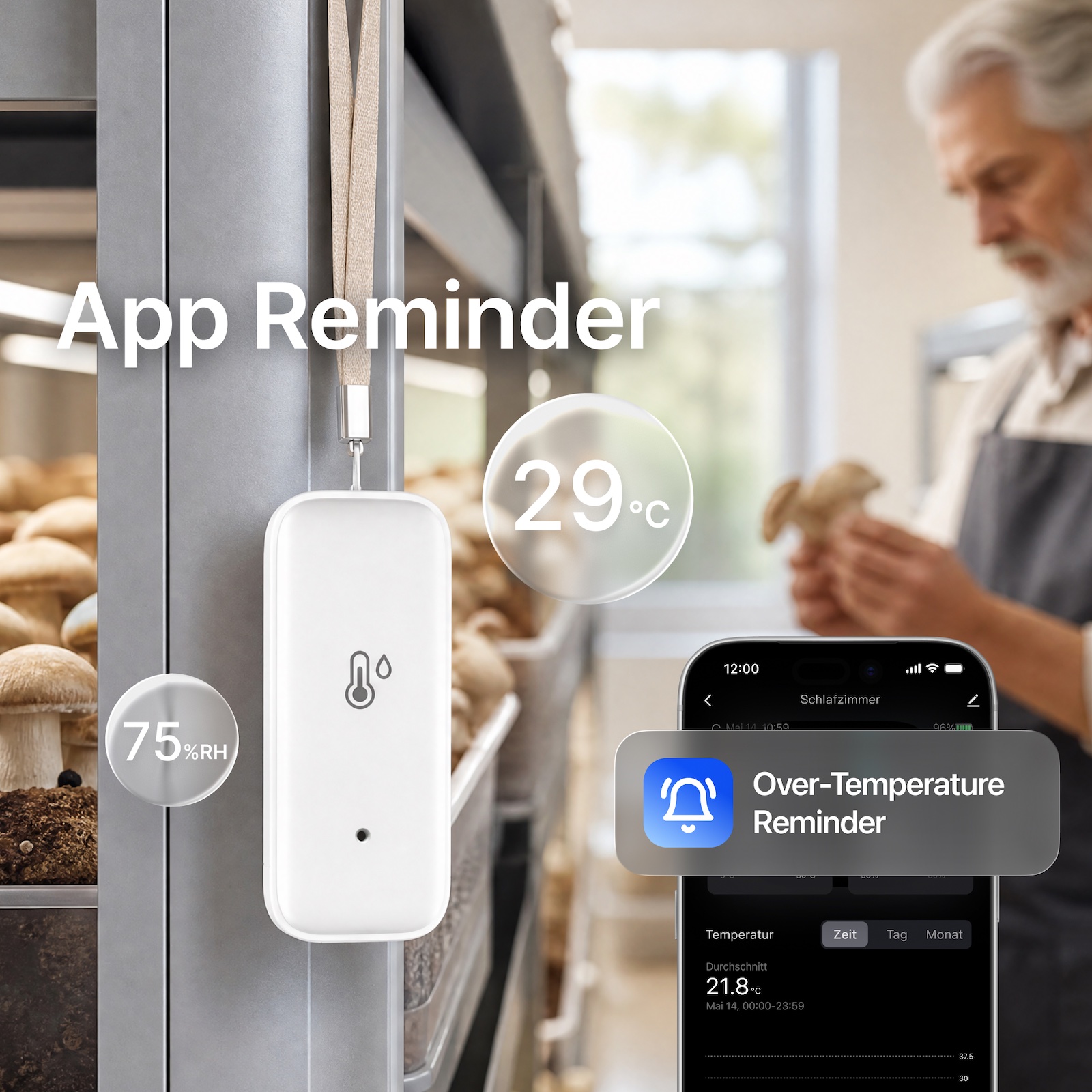 TuyaスマートZigbee 3.0温度湿度センサー アプリ - Smart Home Zigbee 3.0 のレビューと価格