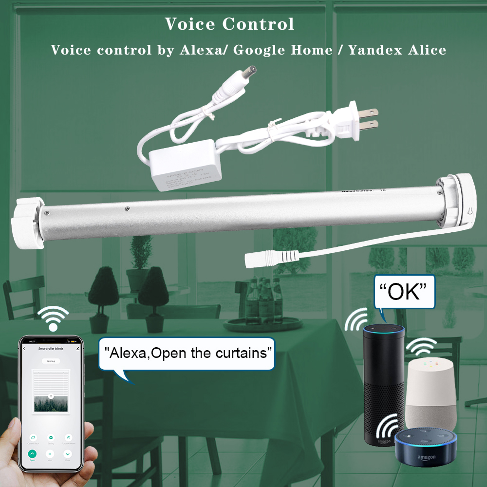 Tuya WiFiミニ電動ローラーブラインドモーター、スマー - Smart Home Youtube のレビューと価格