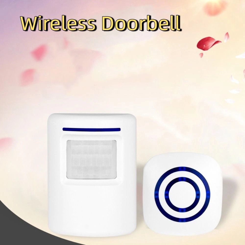 38チャイム ワイヤレスドアベル 音量調整 長距離伝送 PI - Wireless Door Sensor のレビューと価格