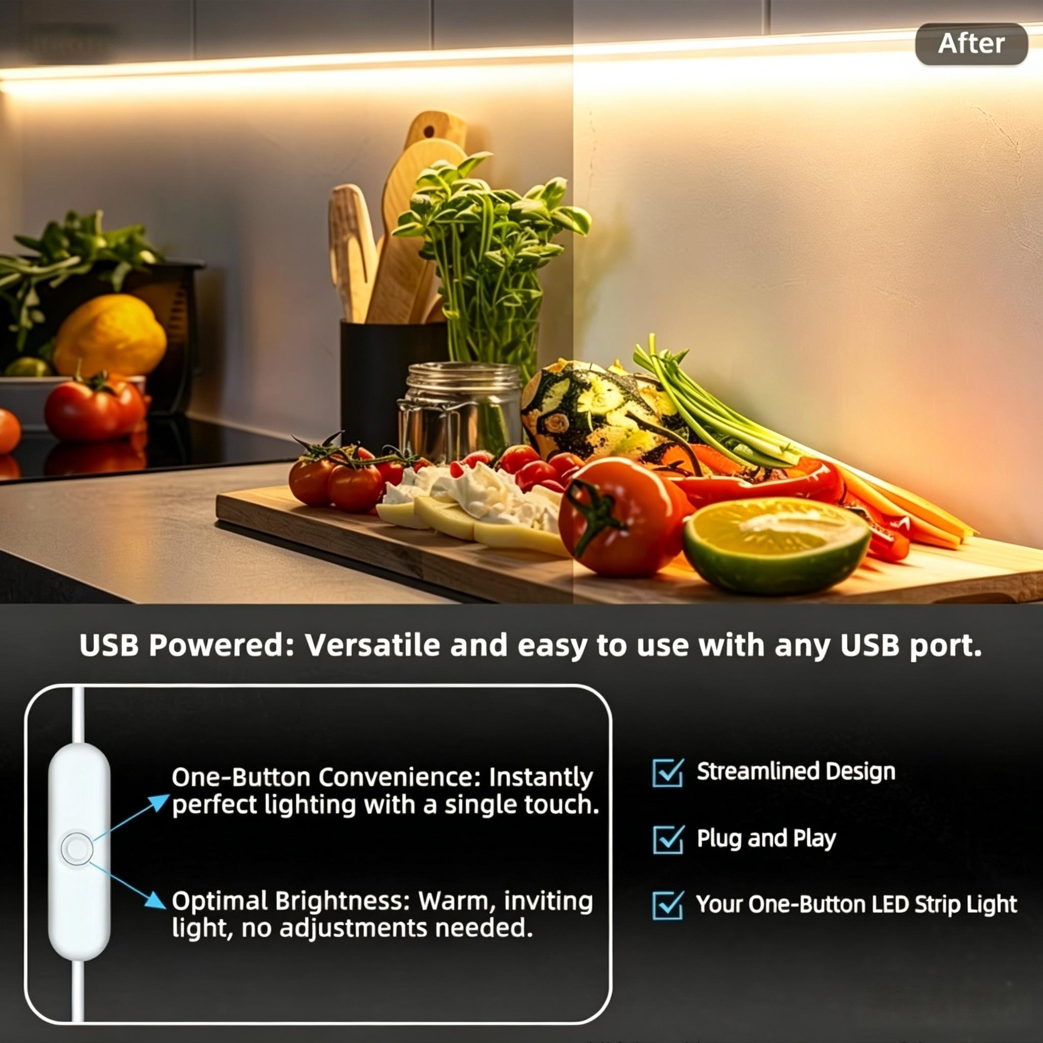 5V USBインターフェース付きのフレキシブルLEDライトス - Smart Home Retrofit のレビューと価格