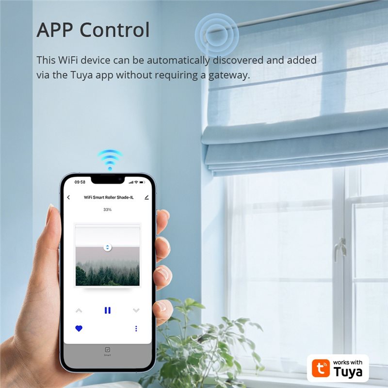 [新製品!A08R】 Tuya Wifi スマートローラーシ - Smart Home Youtube のレビューと価格