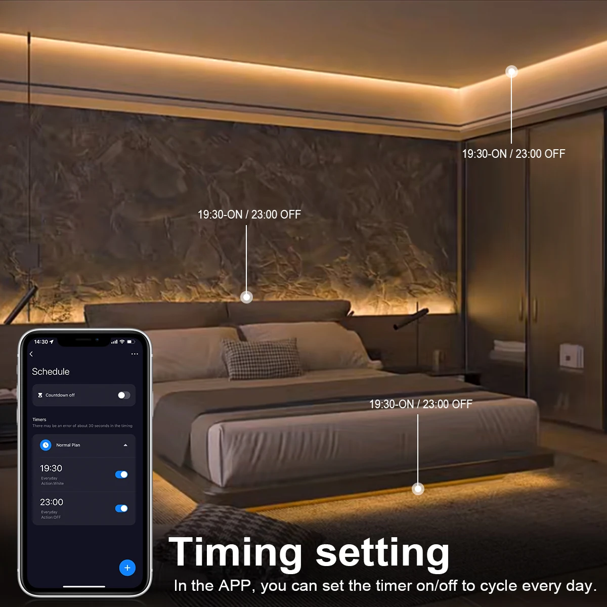 Tuya WiFiスマートCOBネオンLEDストリップ、純シ - Smart Home Youtube のレビューと価格