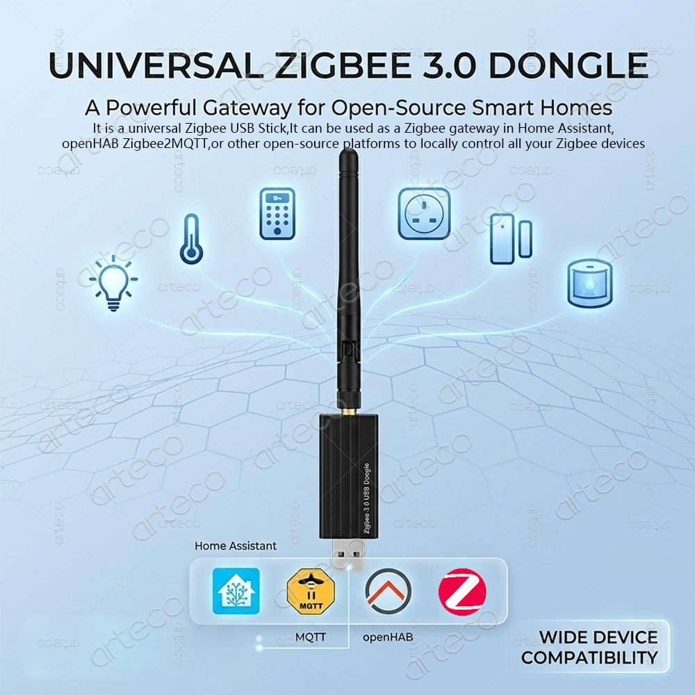Zigbee 3.0 USB ドングル ユニバーサル オープ - Smart Home Zigbee 3.0 のレビューと価格