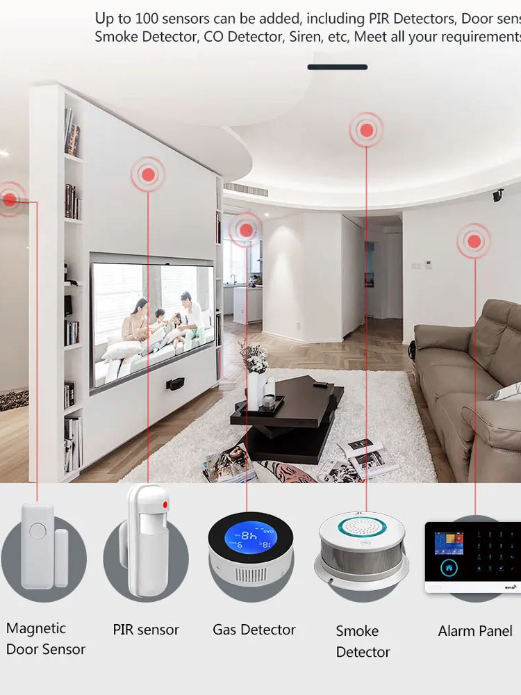 PGSTホームアラームシステム、WIFIセキュリティアラーム - Smart Home Package のレビューと価格