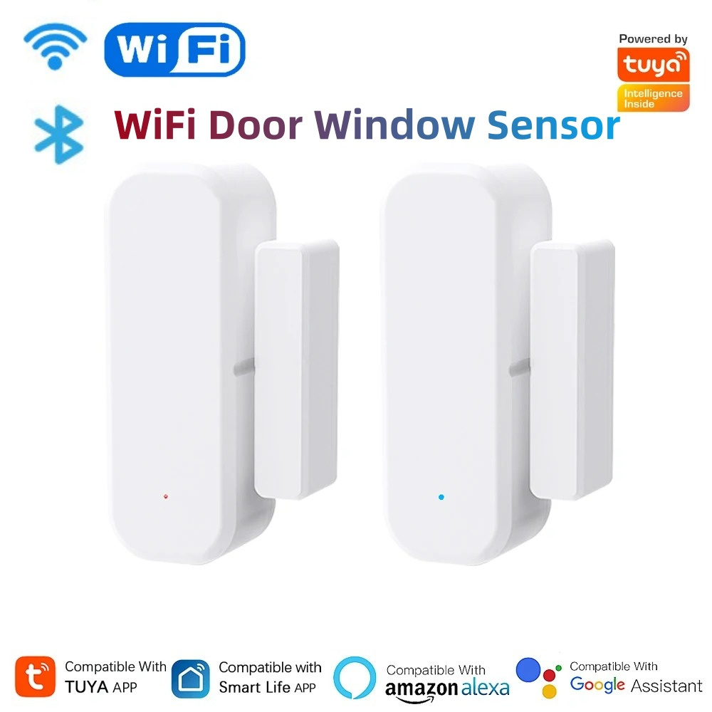 Tuya WiFi スマートドアウィンドウセンサー開閉検知器 - Wireless Door Sensor のレビューと価格