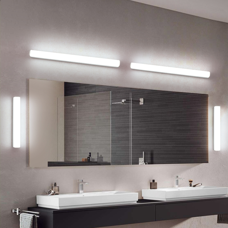 現代の LED ミラーライト壁ランプ燭台ストリップライト屋内 - Smart Home Retrofit のレビューと価格