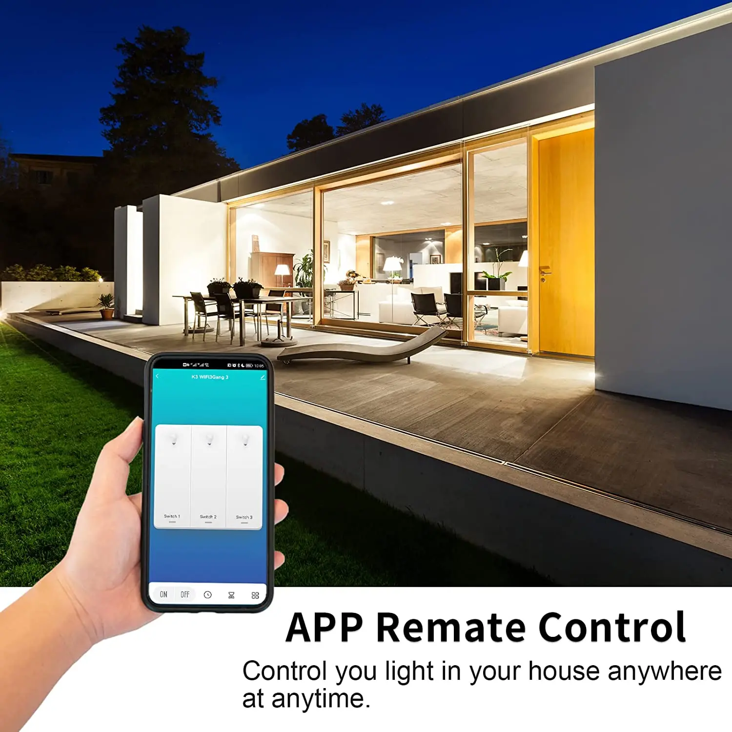 Tuya Wifi EU スマートスイッチ 1/2/3/4G - Smart Home Gadgets のレビューと価格