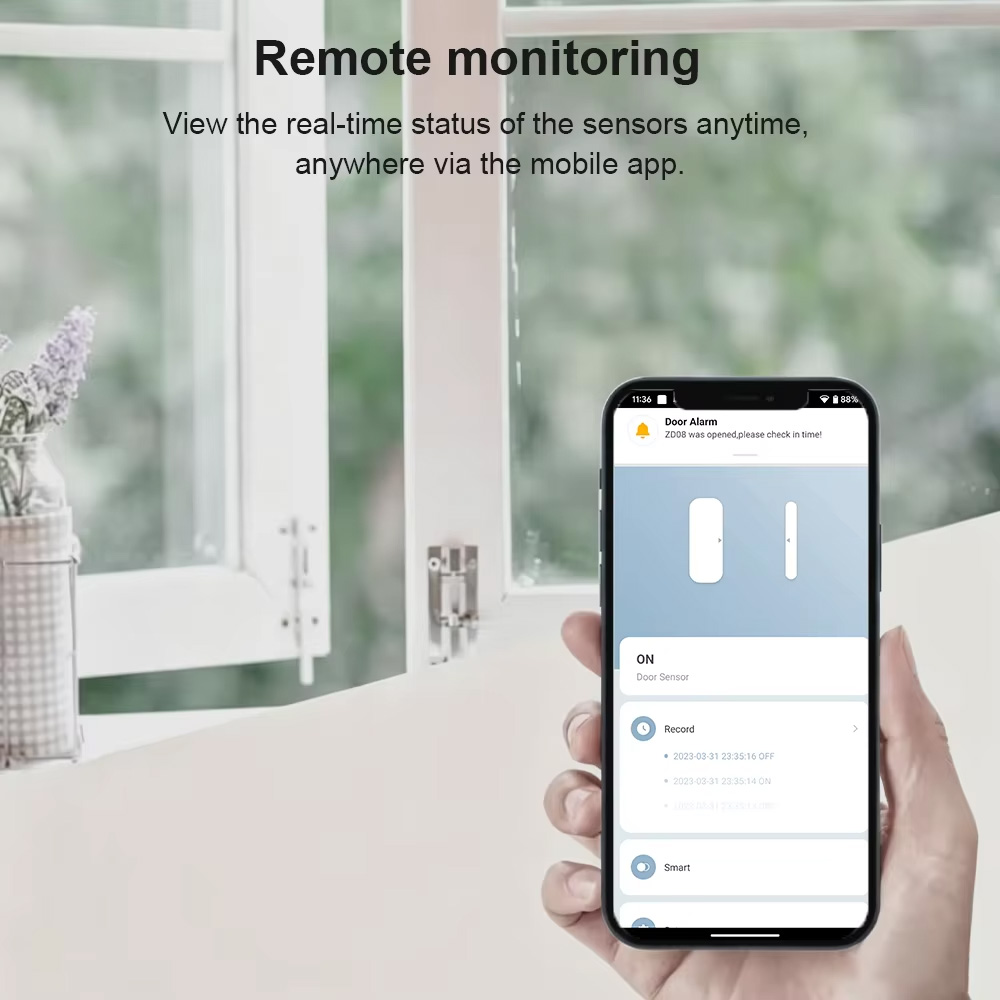 Zigbee 3.0 ドア・窓センサー 磁気接点 スマートホ - Smart Home Zigbee 3.0 のレビューと価格