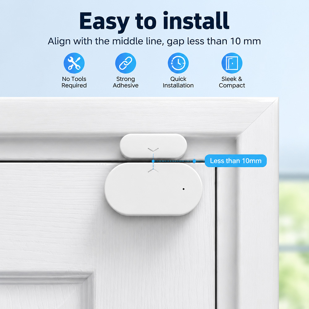 Zigbee 3.0 ドア・窓センサー 磁気接点 スマートホ - Smart Home Zigbee 3.0 のレビューと価格