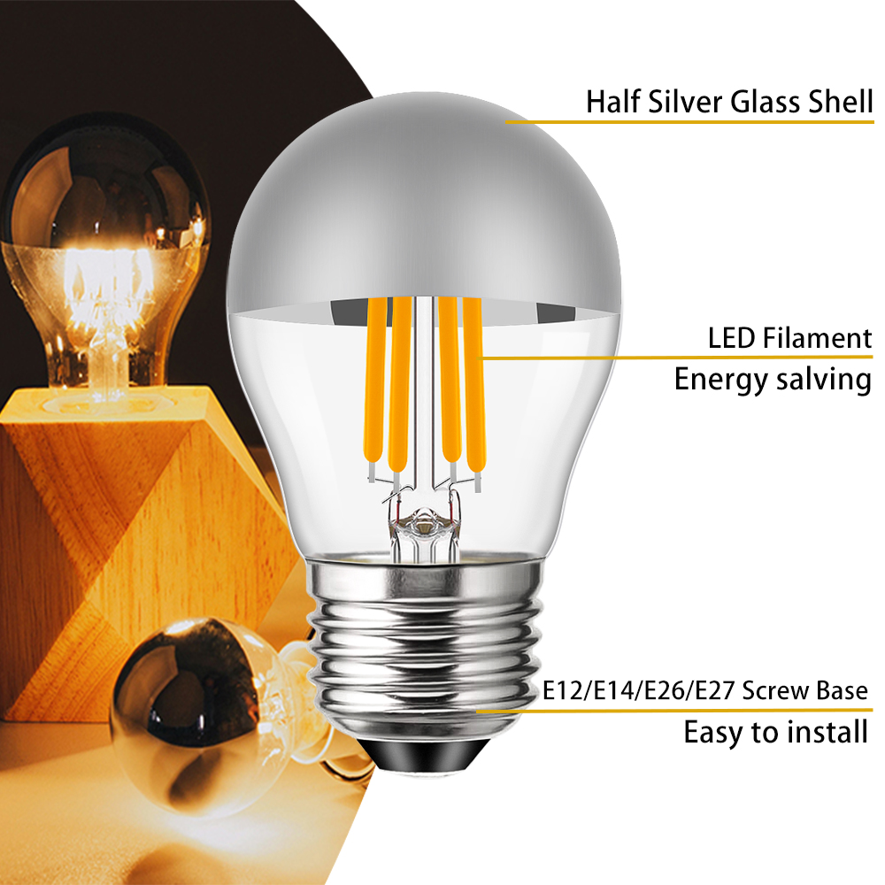 G45 エジソン LED ナイト電球 E12 E14 E26 - Smart Home Retrofit のレビューと価格