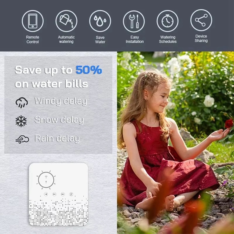 Tuya WiFi スマートスプリンクラーコントローラー 8 - Smart Home Device のレビューと価格