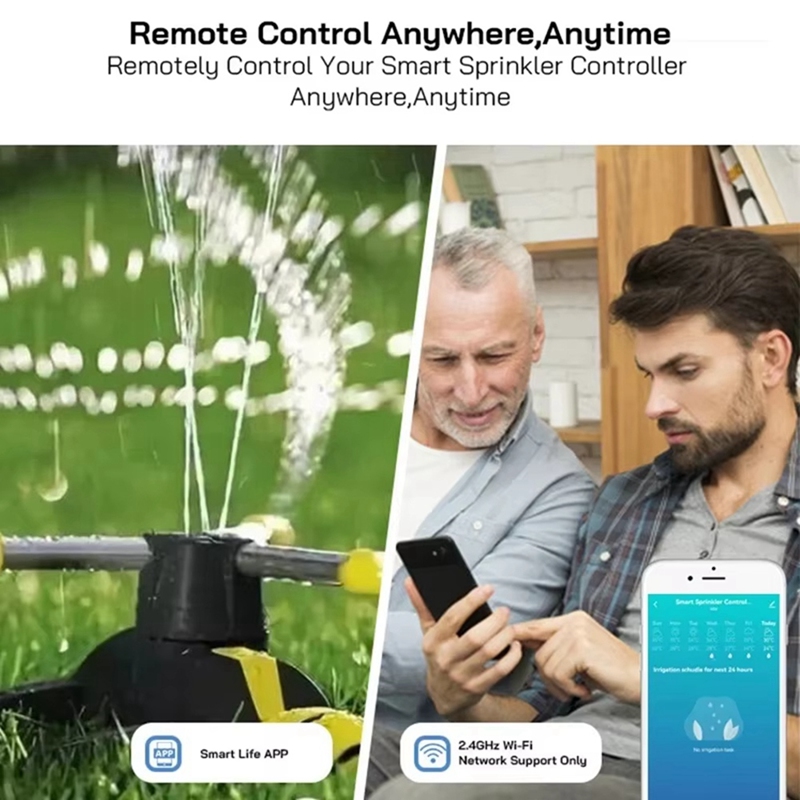 Tuya WiFi スマートスプリンクラーコントローラー 8 - Smart Home Device のレビューと価格
