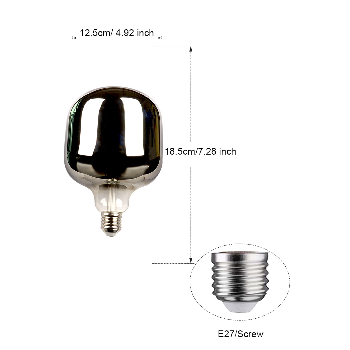 E27 5W LEDフィラメント電球 温白色 2700K 省 - Smart Home Retrofit のレビューと価格