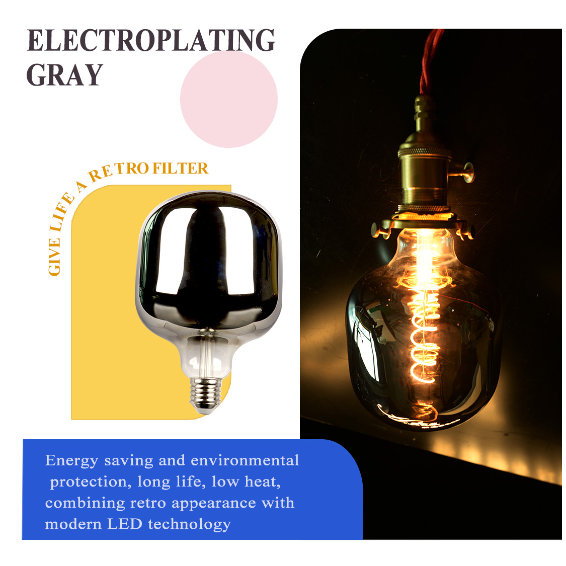 E27 5W LEDフィラメント電球 温白色 2700K 省 - Smart Home Retrofit のレビューと価格