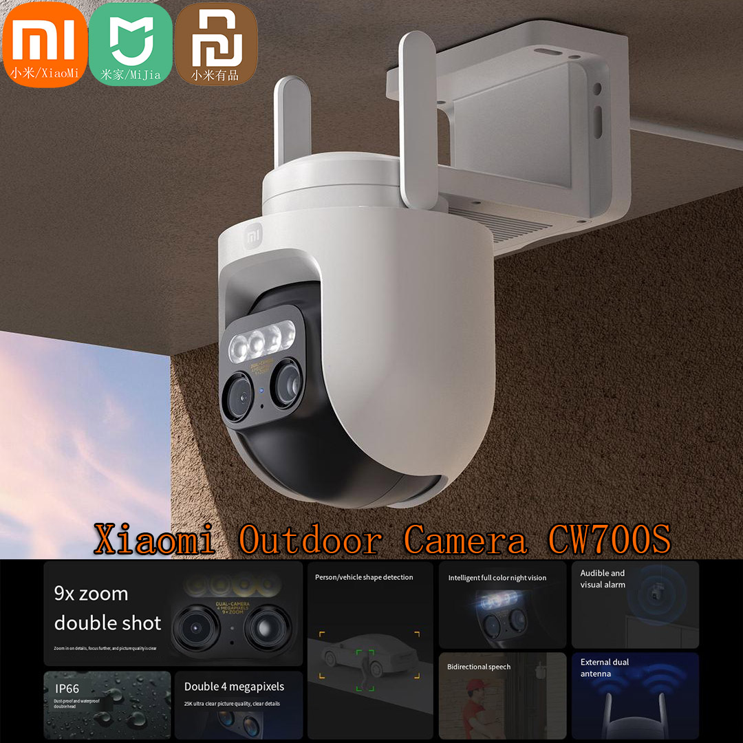 Xiaomi-Mijia ptzアウトドアカメラ,セキュリテ - Smart Home Xiaomi Kit のレビューと価格