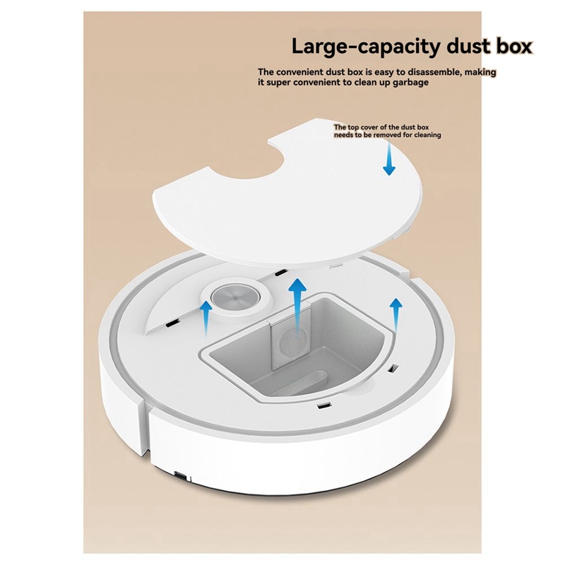 スマート掃除ロボット掃除機 300Pa真空吸引 硬い床やペッ - Robot Vacuum のレビューと価格