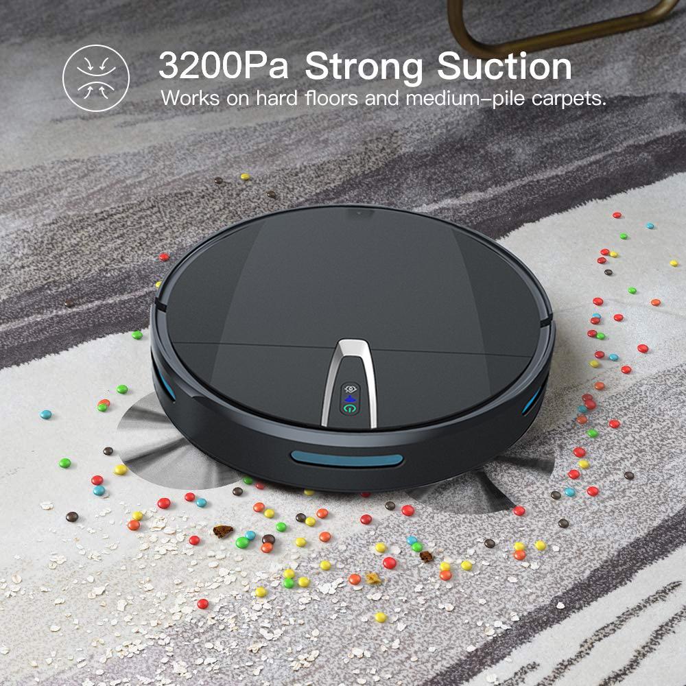 ロボット掃除機スマートモップクリーナー 3800PA 吸引力 - Smart Home Floor Plan のレビューと価格