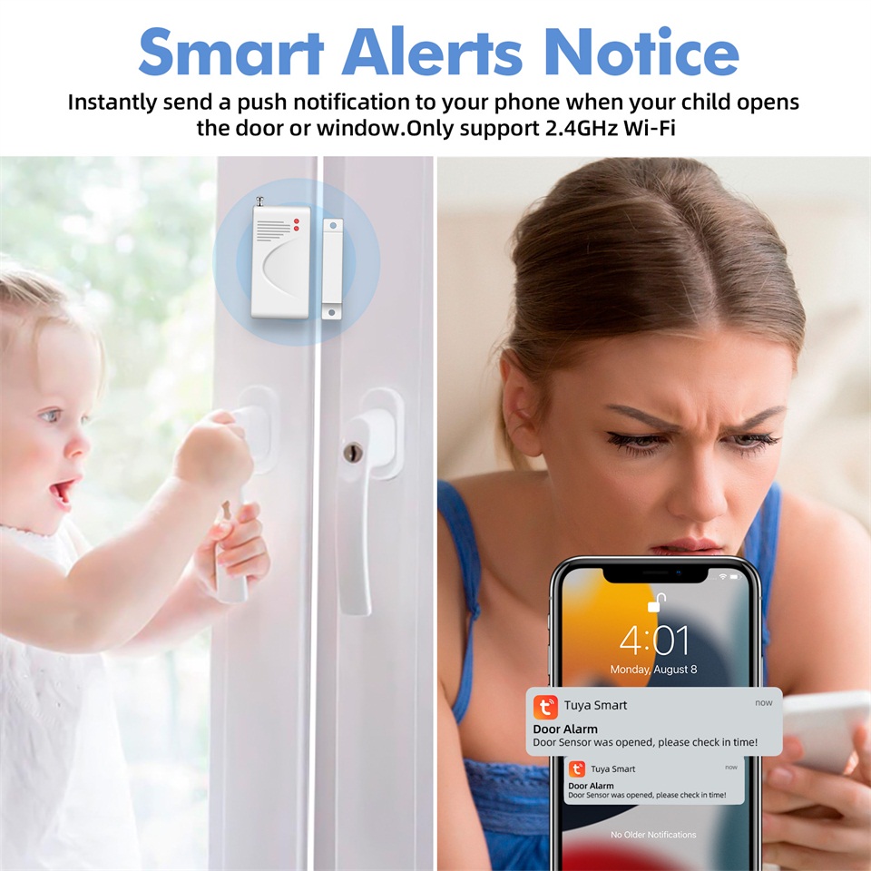 KERUI 120db サイレン警報システム WiFi Tu - Smart Home Package のレビューと価格