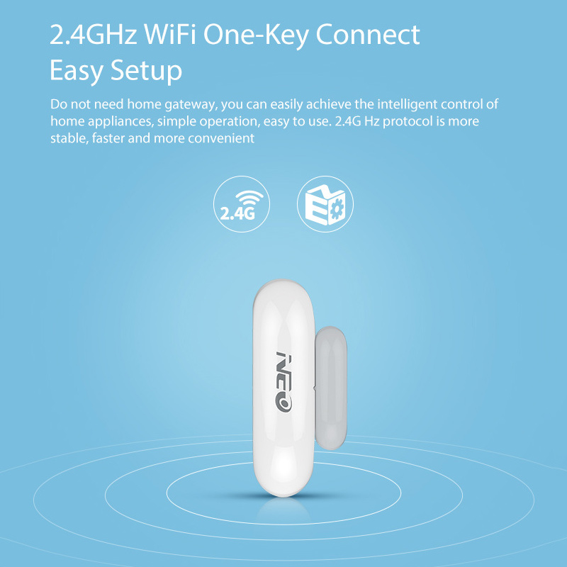 Tuya WiFi ドア&窓センサー インテリジェントワイヤ - Wireless Door Sensor のレビューと価格