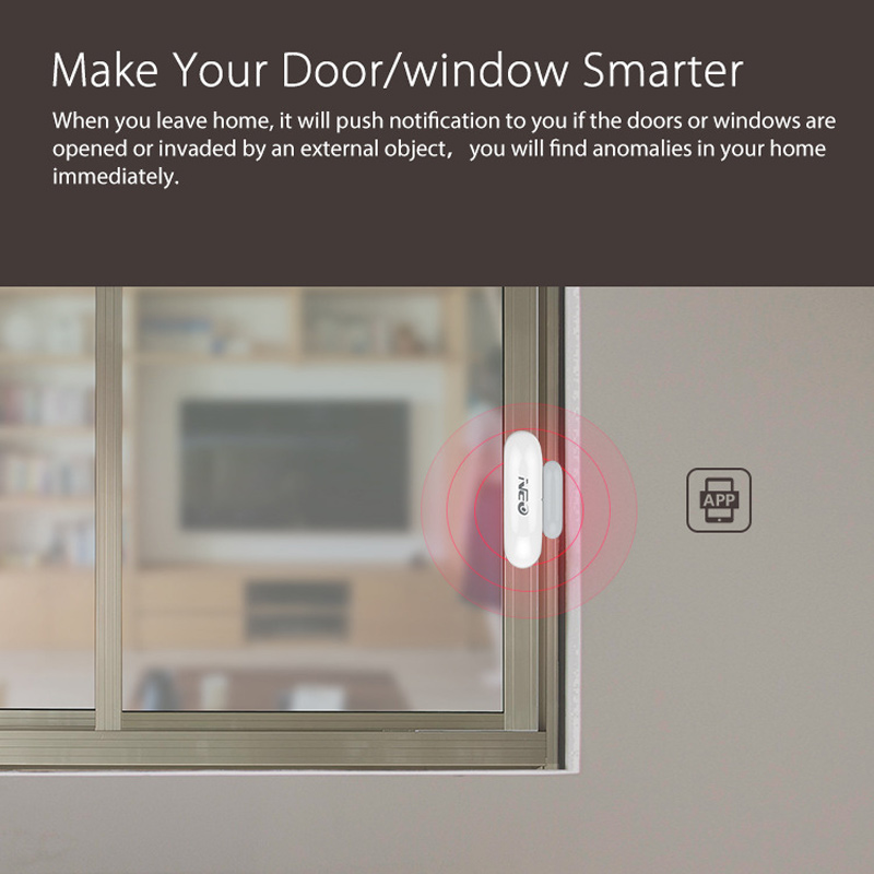 Tuya WiFi ドア&窓センサー インテリジェントワイヤ - Wireless Door Sensor のレビューと価格