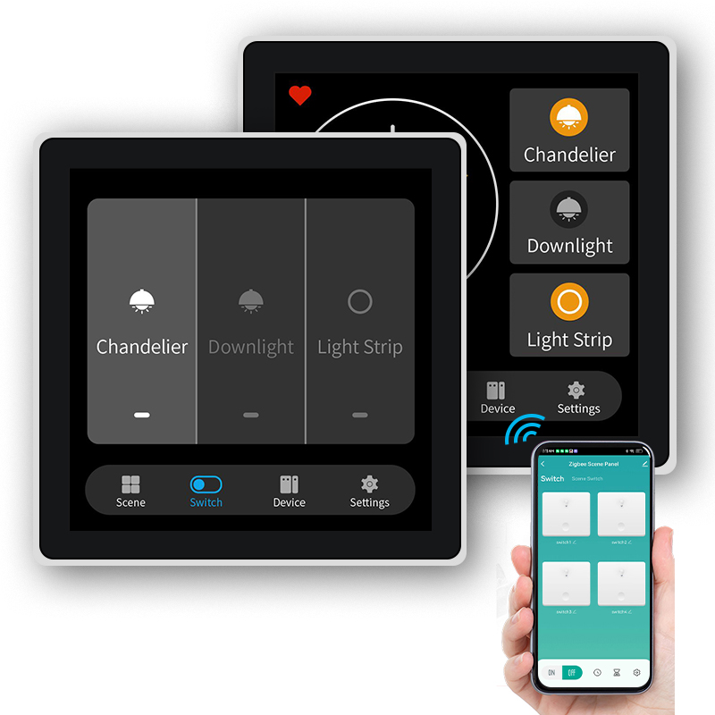FUERS 4 インチタッチスクリーン多機能スマート壁スイッ - Smart Home Gadgets のレビューと価格