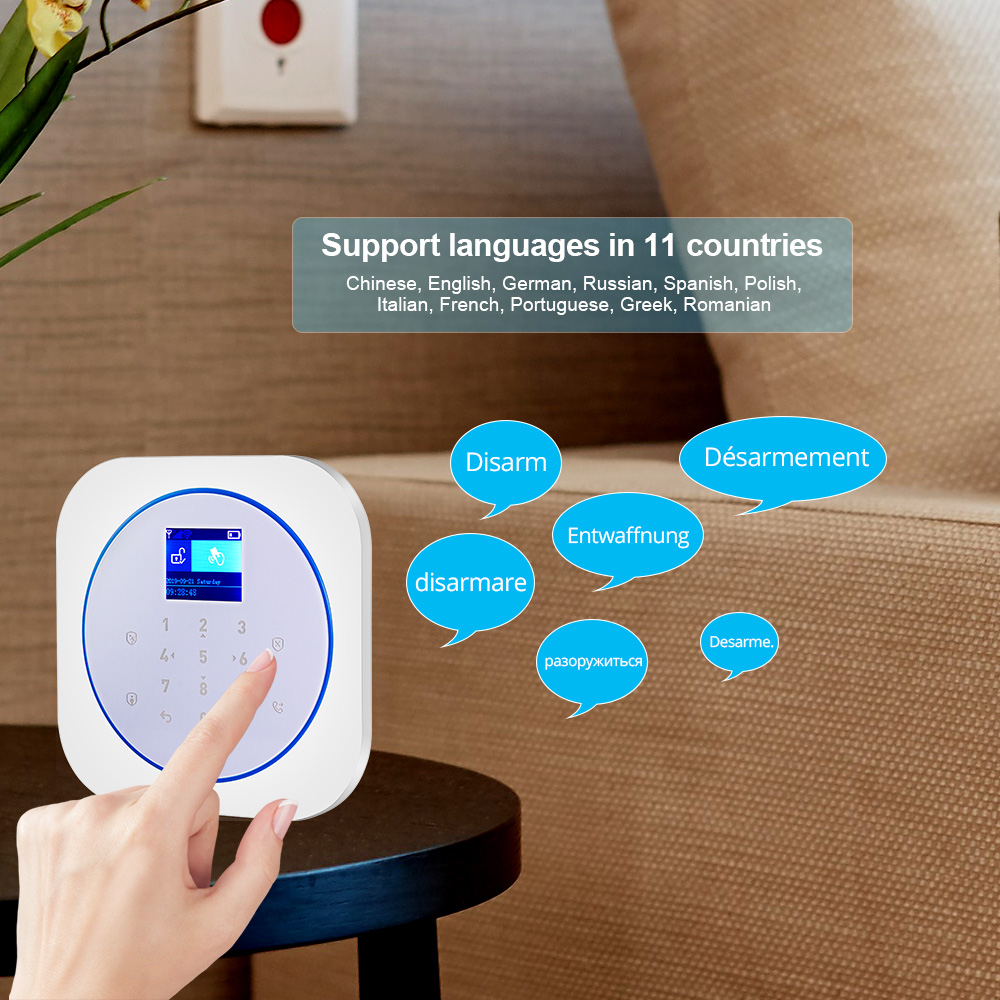 KERUI G12 ホームセキュリティ警報システム GSM  - Smart Home Package のレビューと価格