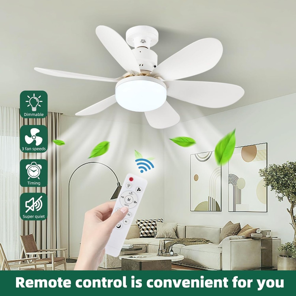 40Wシーリングファン照明調光可能ライト色温度モダンシーリン - Smart Home Ventilation System のレビューと価格