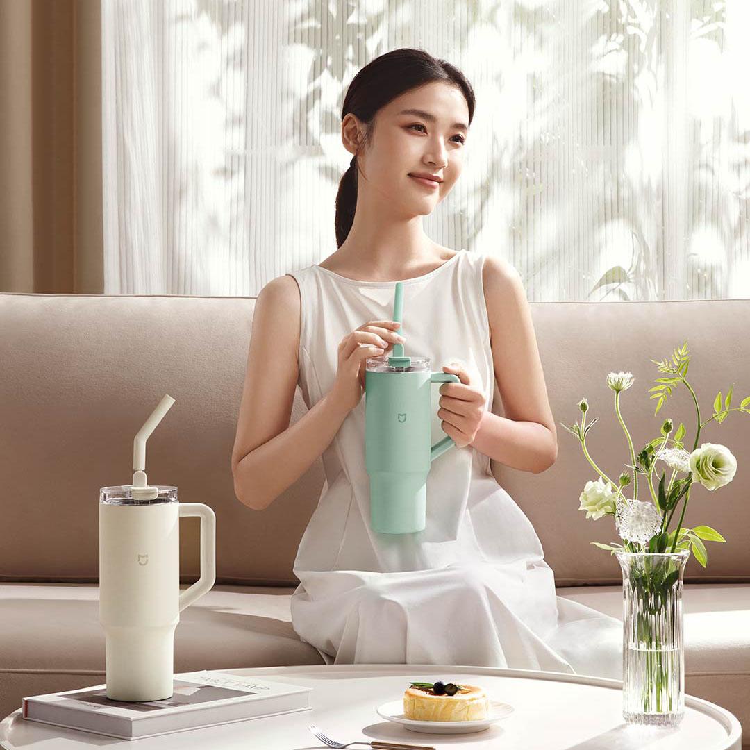 Xiaomi Mijia スマートストローカップ 1L 大容 - Smart Home Xiaomi Kit のレビューと価格