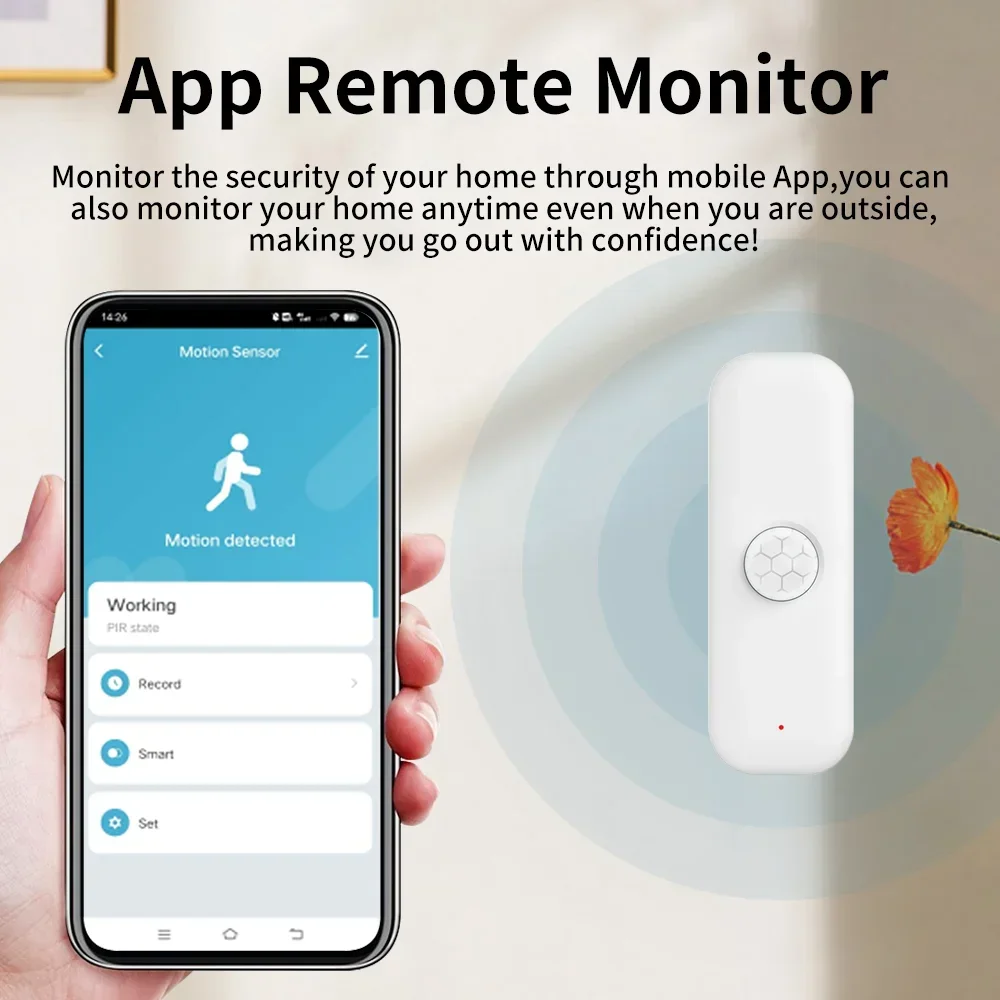 Tuya-Pirモーションセンサー,家庭用盗難防止デバイス, - Smart Home Gadgets のレビューと価格